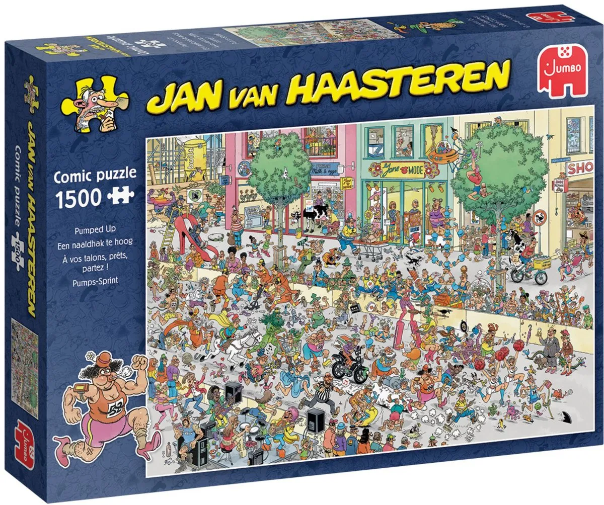 Jumbo Jan van Haasteren Een naaldhak te hoog Legpuzzel 1500 Stuks - Multicolor