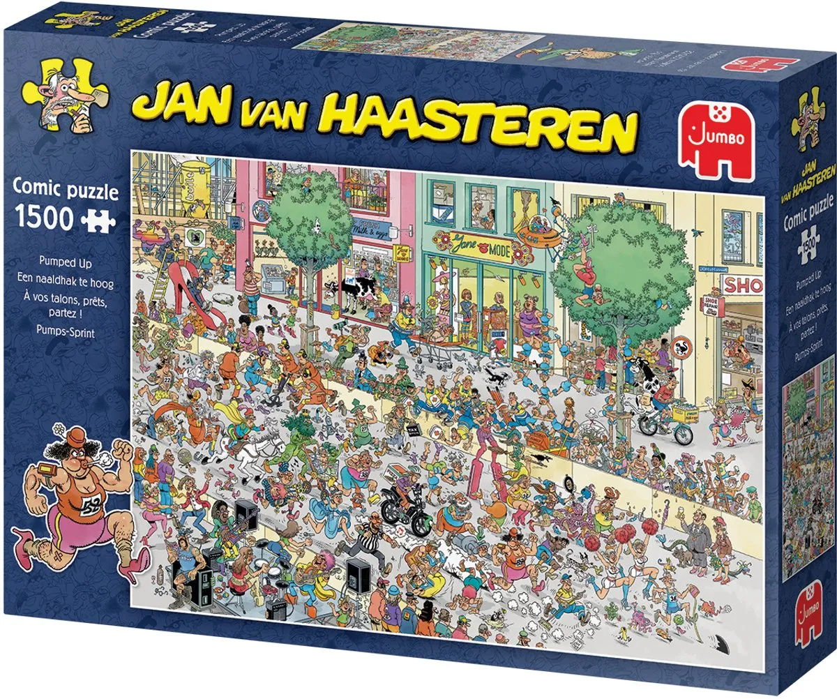 Jumbo Jan van Haasteren Een naaldhak te hoog Legpuzzel 1500 Stuks - Multicolor