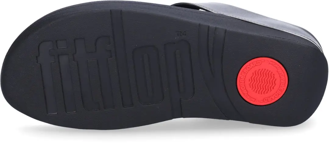 FitFlop Halo Bead-Circle Teenslippers 42 - Zwart/Zilver - afbeelding 6 van 6