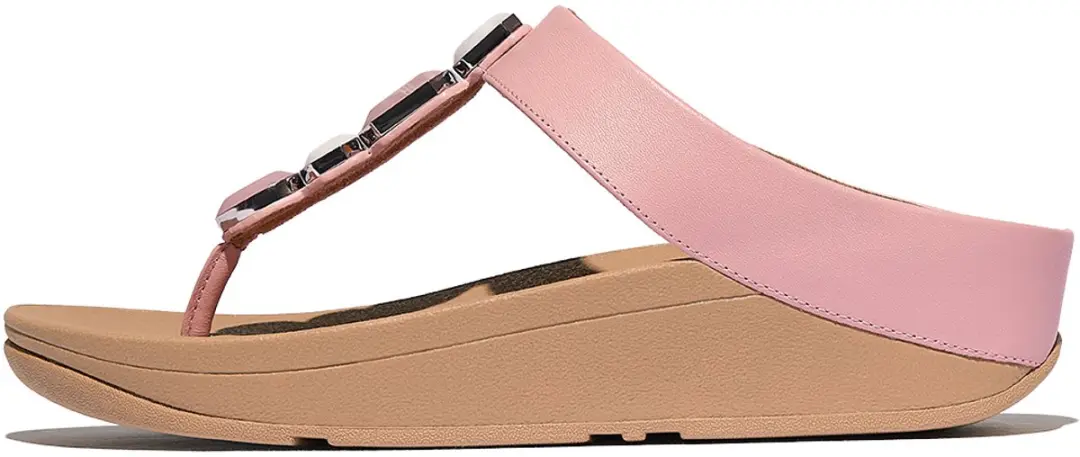 FitFlop Fino IU9 Toe-Post Sandalen - Soft Blush - afbeelding 2 van 5