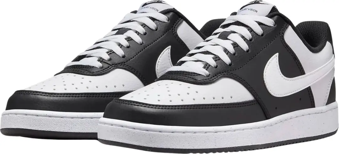 Nike Court Vision Low Sneakers Dames - 40.5 - Wit/Zwart