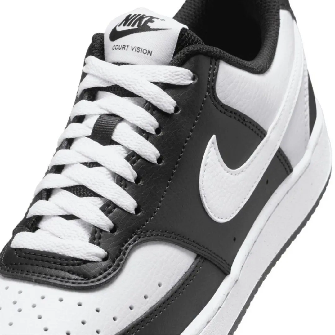 Nike Court Vision Low Sneakers Dames - 40.5 - Wit/Zwart