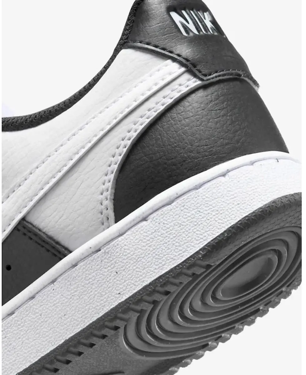 Nike Court Vision Low Sneakers Dames - 40.5 - Wit/Zwart - afbeelding 6 van 6
