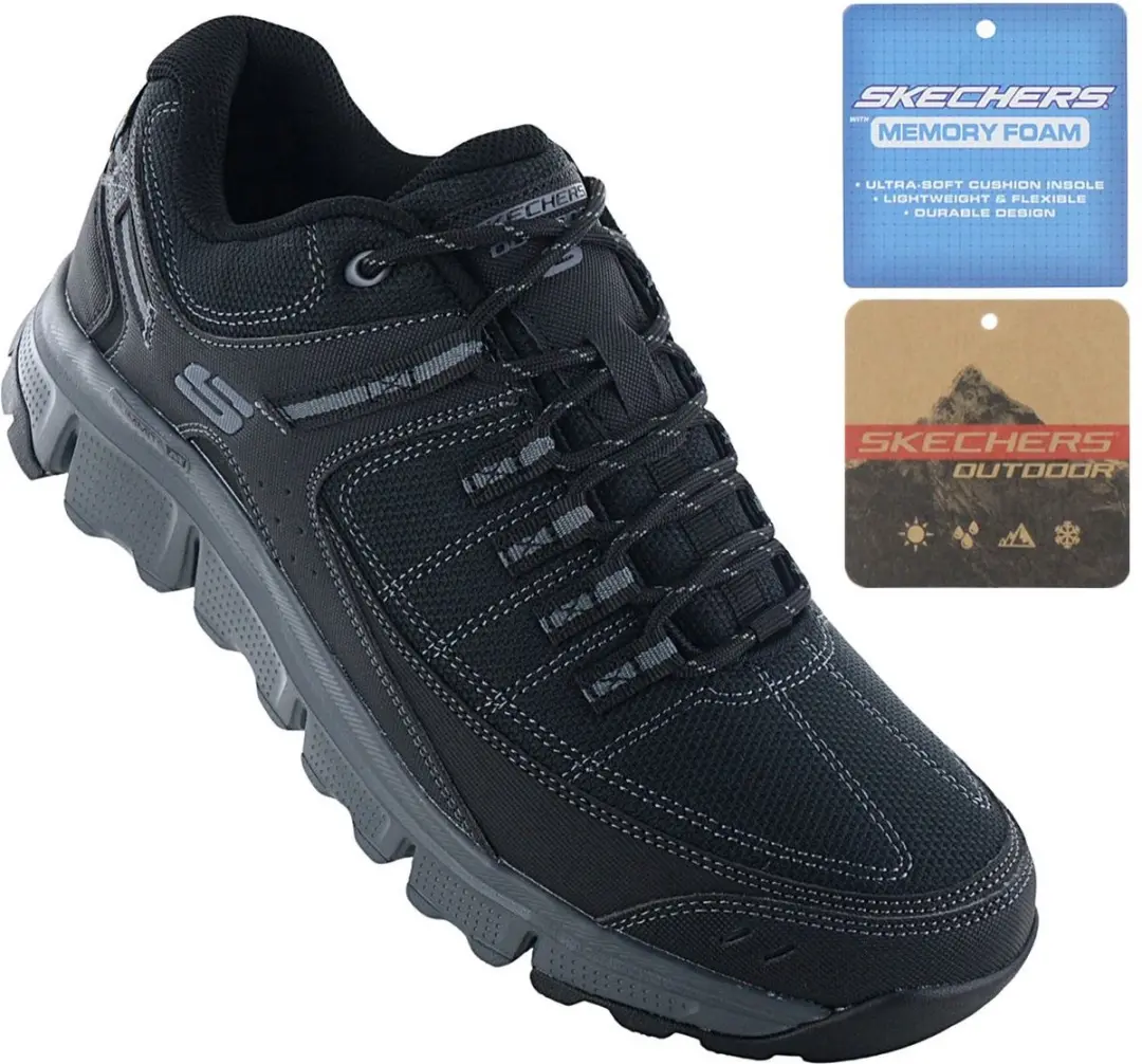 Skechers Summits AT Upper Draft Heren Schoenen - Zwart - afbeelding 3 van 6
