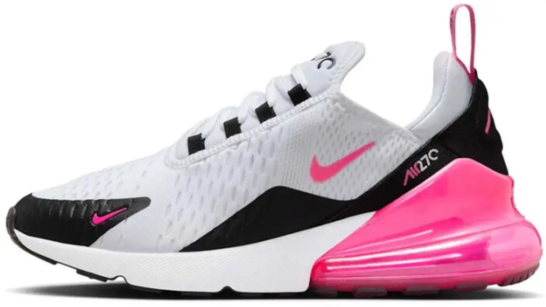Nike Air Max 270 White Black Hyper Pink (W)