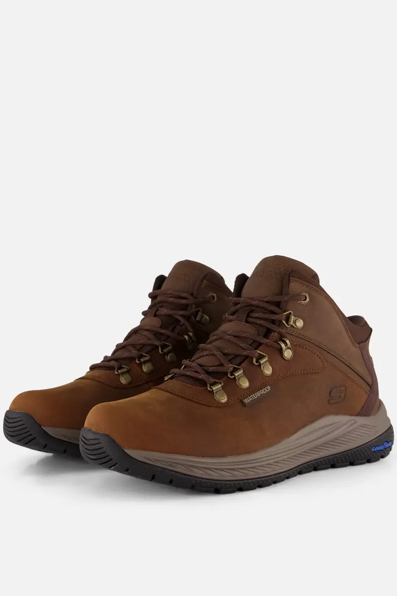 Skechers Slip-ins Relaxed Fit Veterschoenen bruin