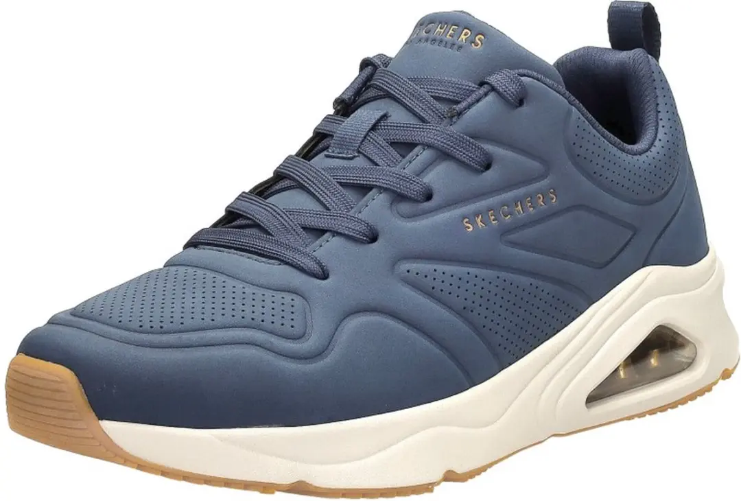 Skechers Tres-Air Uno Casairal Heren Sneakers - 45 - Navy - afbeelding 5 van 6