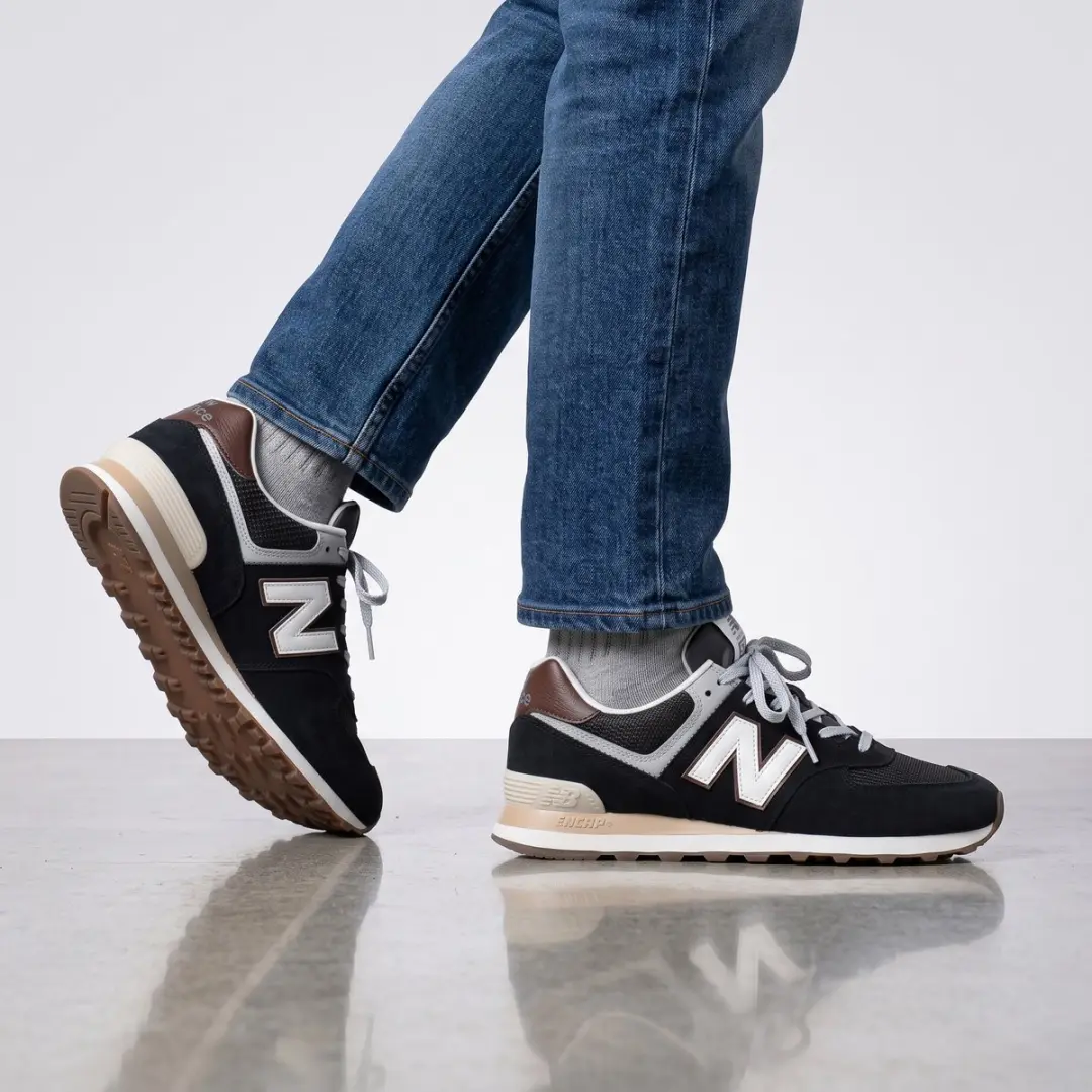 New Balance U574 Unisex Sneakers - Brown - afbeelding 4 van 6