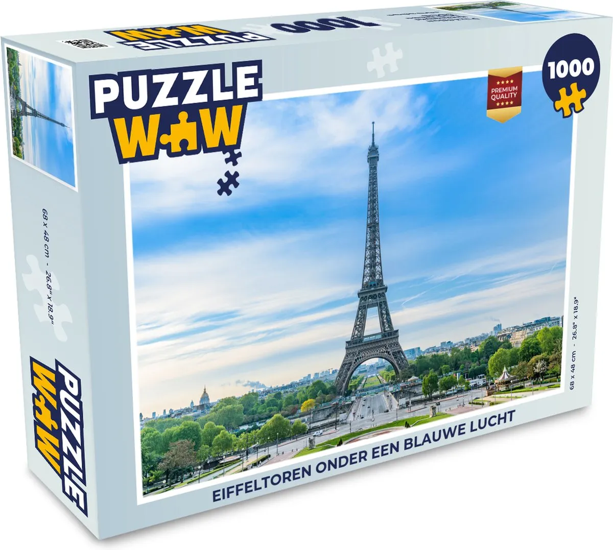 PuzzleWow Legpuzzel Eiffeltoren 1000 Stuks