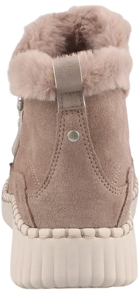 Skechers Wilshire Blvd Fresh Zip Dames Instappers - Taupe - afbeelding 3 van 6
