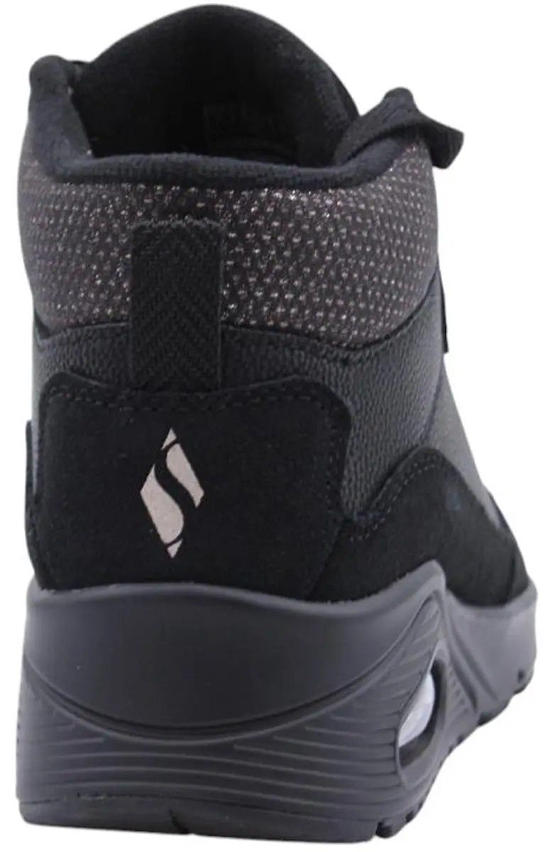 Skechers Uno 172409 Dames Sneakers - Zwart - afbeelding 5 van 6