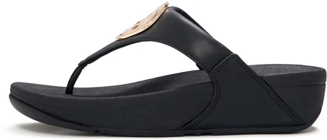 FitFlop Lulu Adornment Teenslippers ZWART