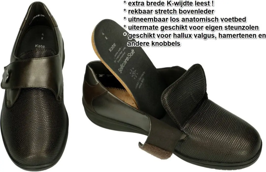 Solidus Dames Lage Gesloten Schoenen - Bruin Donker - 37.5 - afbeelding 2 van 6