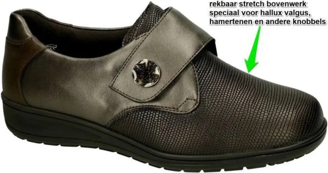 Solidus Dames Lage Gesloten Schoenen - Bruin Donker - 37.5 - afbeelding 5 van 6