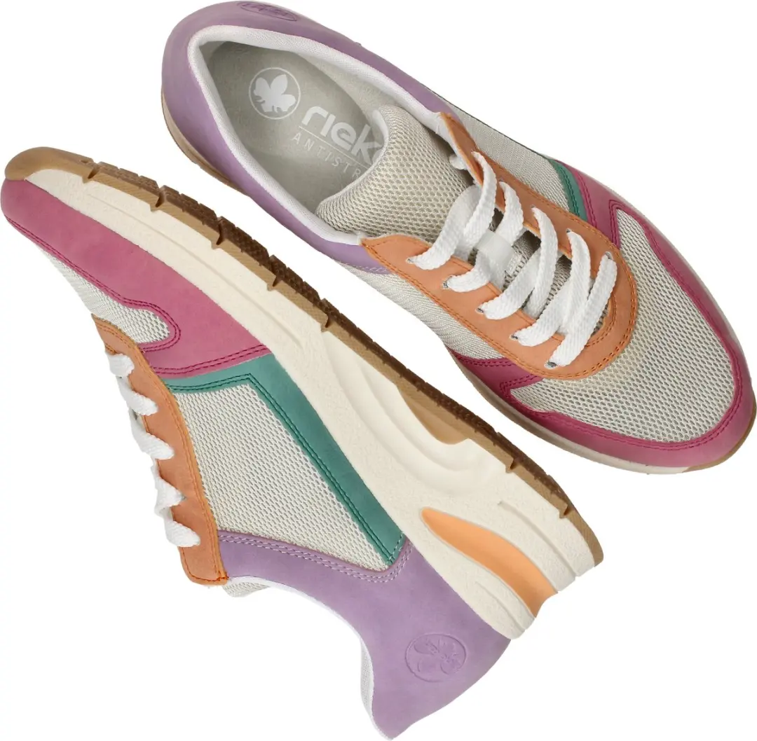 Rieker Libelle Sneakers 105510 - Dames - Roze - afbeelding 6 van 6