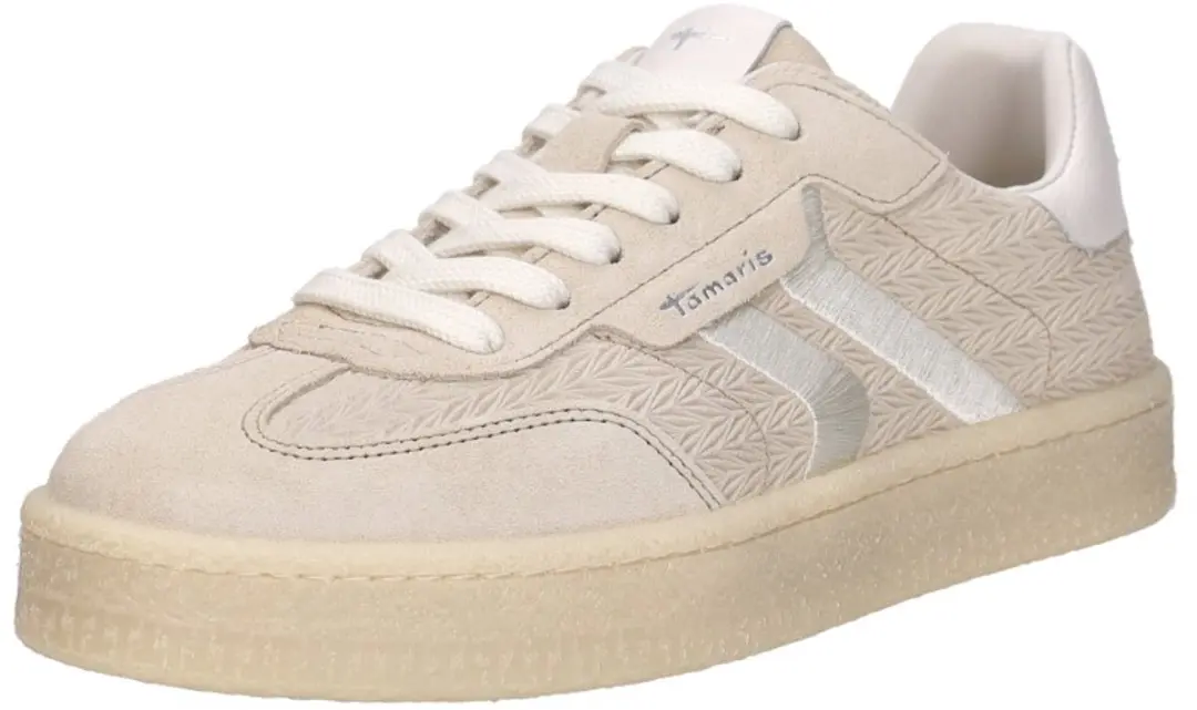 Tamaris Sneakers Laag Beige Suede - afbeelding 5 van 6