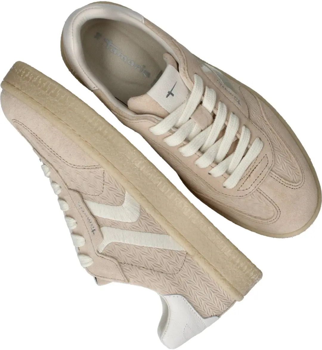 Tamaris Sneakers Laag Beige Suede - afbeelding 6 van 6