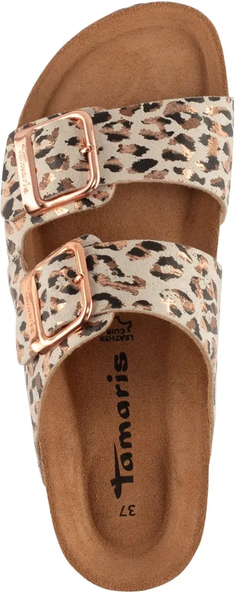 Tamaris Damesmuiltjes 1-27523-46 - Beige/Luipaard - afbeelding 6 van 6