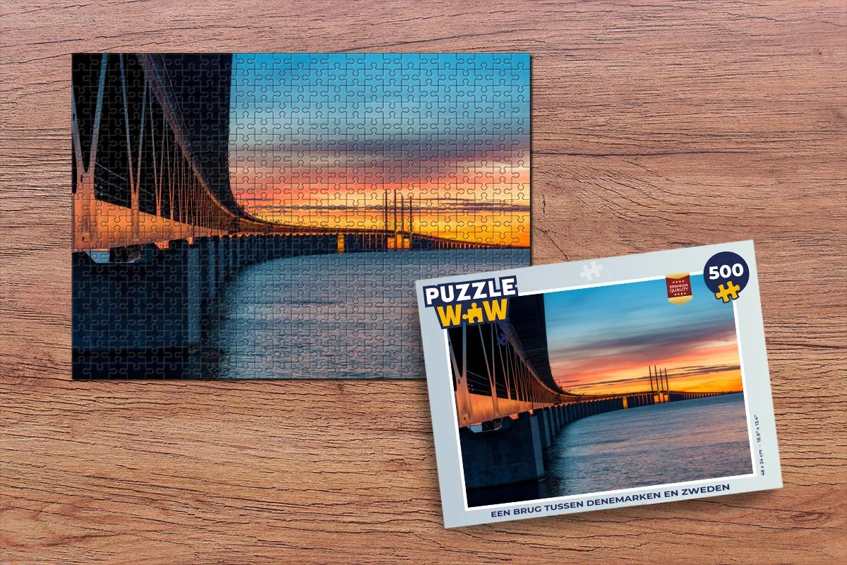 PuzzleWow Legpuzzel 500 Stuks - Multicolor
