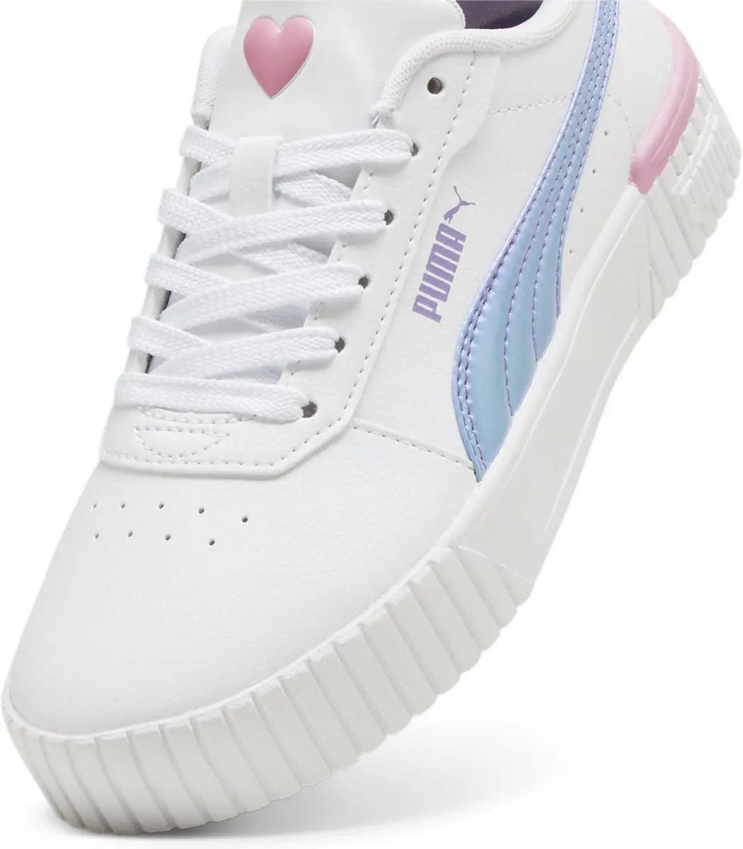 PUMA Carina 2.0 Bouncy Sky Jr Meisjes Sneakers 39 - Wit/Lila - afbeelding 6 van 6