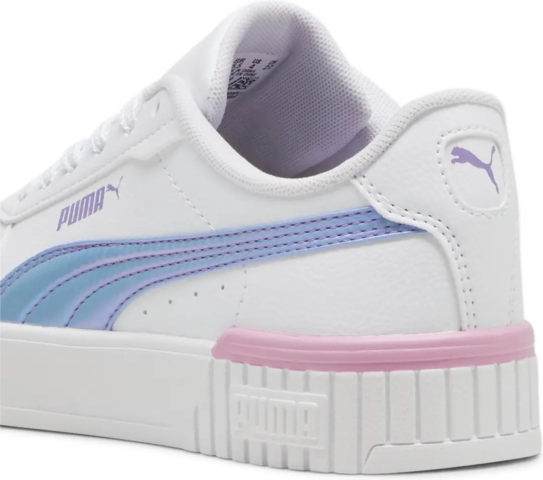 PUMA Carina 2.0 Bouncy Sky Jr Meisjes Sneakers 39 - Wit/Lila - afbeelding 2 van 6