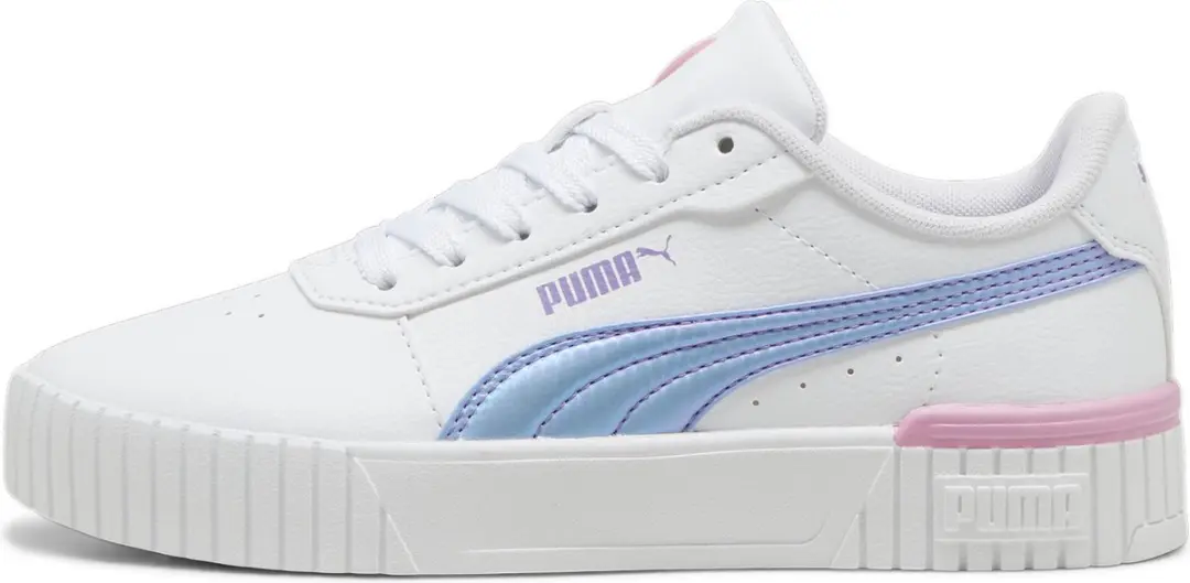 PUMA Carina 2.0 Bouncy Sky Jr Meisjes Sneakers 39 - Wit/Lila - afbeelding 3 van 6