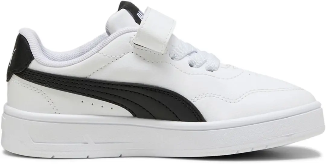 PUMA Court Lally AC PS Sneakers Junior - Wit/Zwart - afbeelding 3 van 6