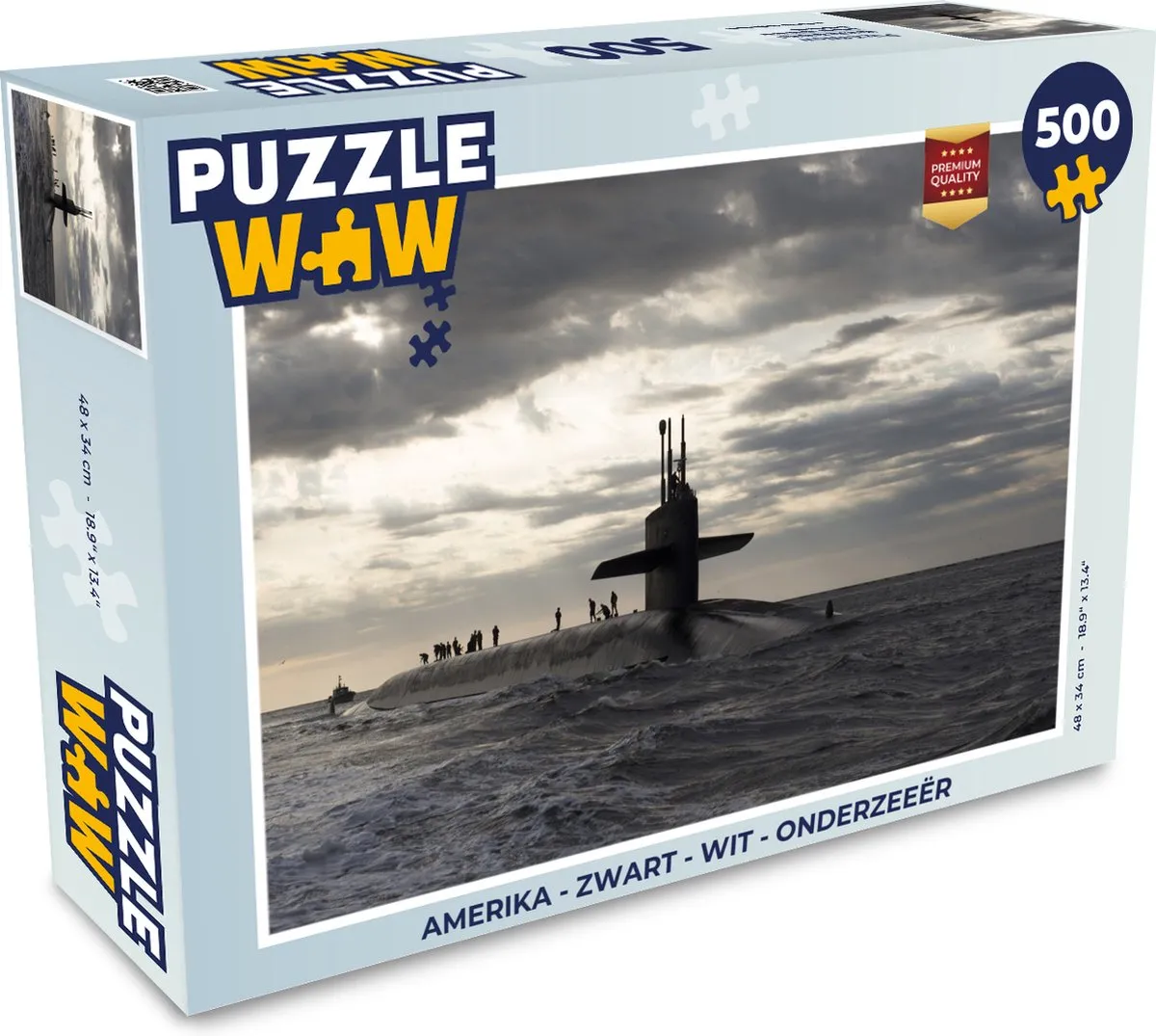 PuzzleWow Amerika Legpuzzel 500 Stuks