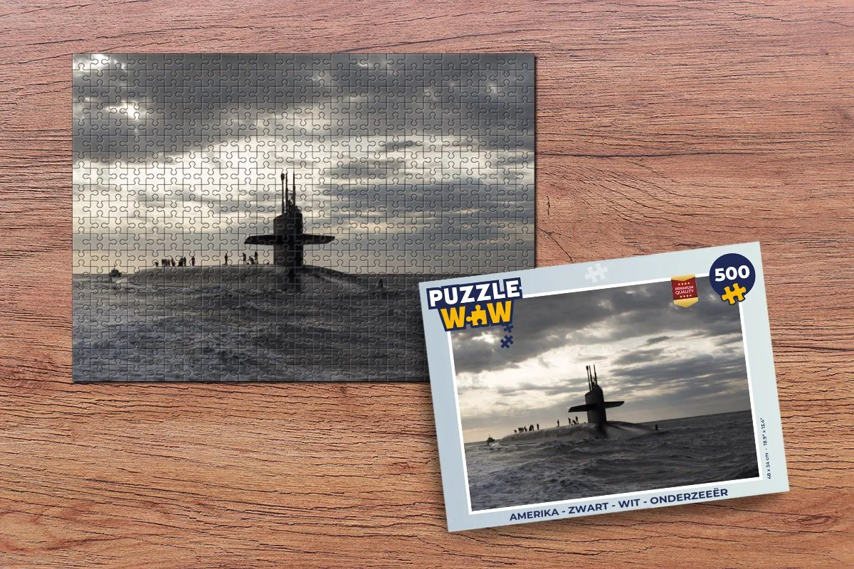 PuzzleWow Amerika Legpuzzel 500 Stuks - Multicolor