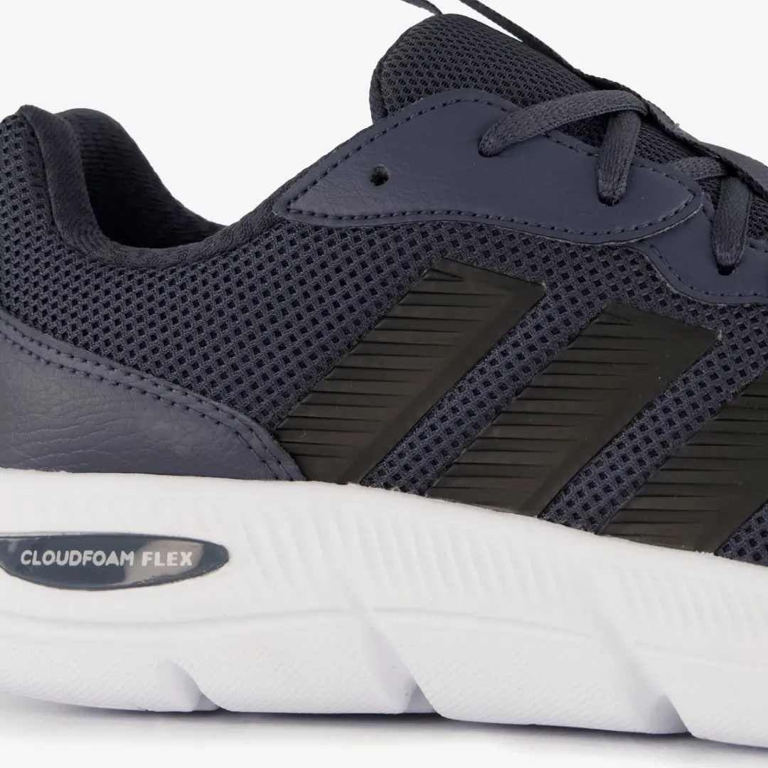 Adidas Cloudfoam Flex Wide Fit Heren Sneakers - Blauw - Maat 44 - afbeelding 4 van 6