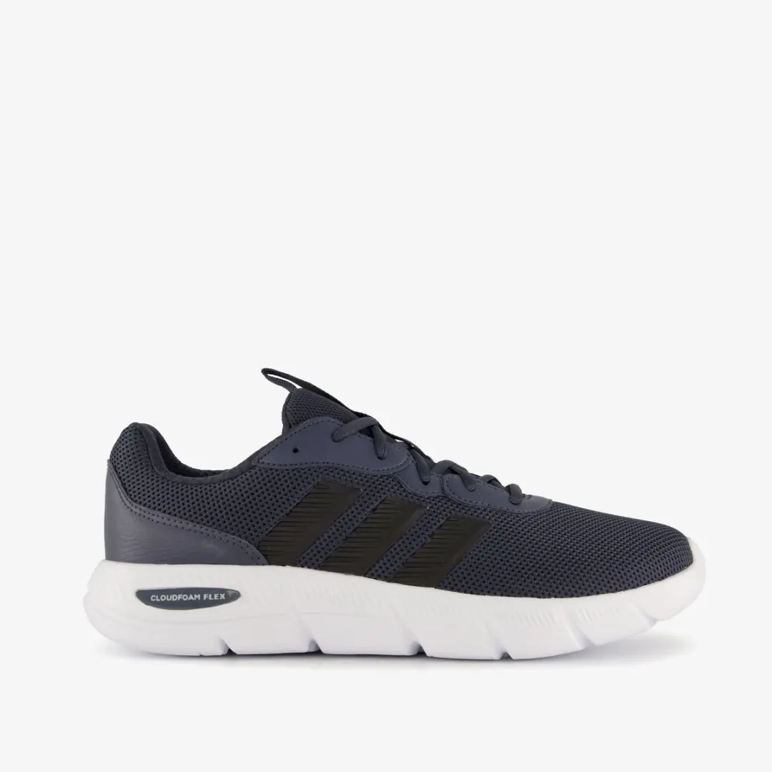 Adidas Cloudfoam Flex Wide Fit Heren Sneakers - Blauw - Maat 44 - afbeelding 5 van 6