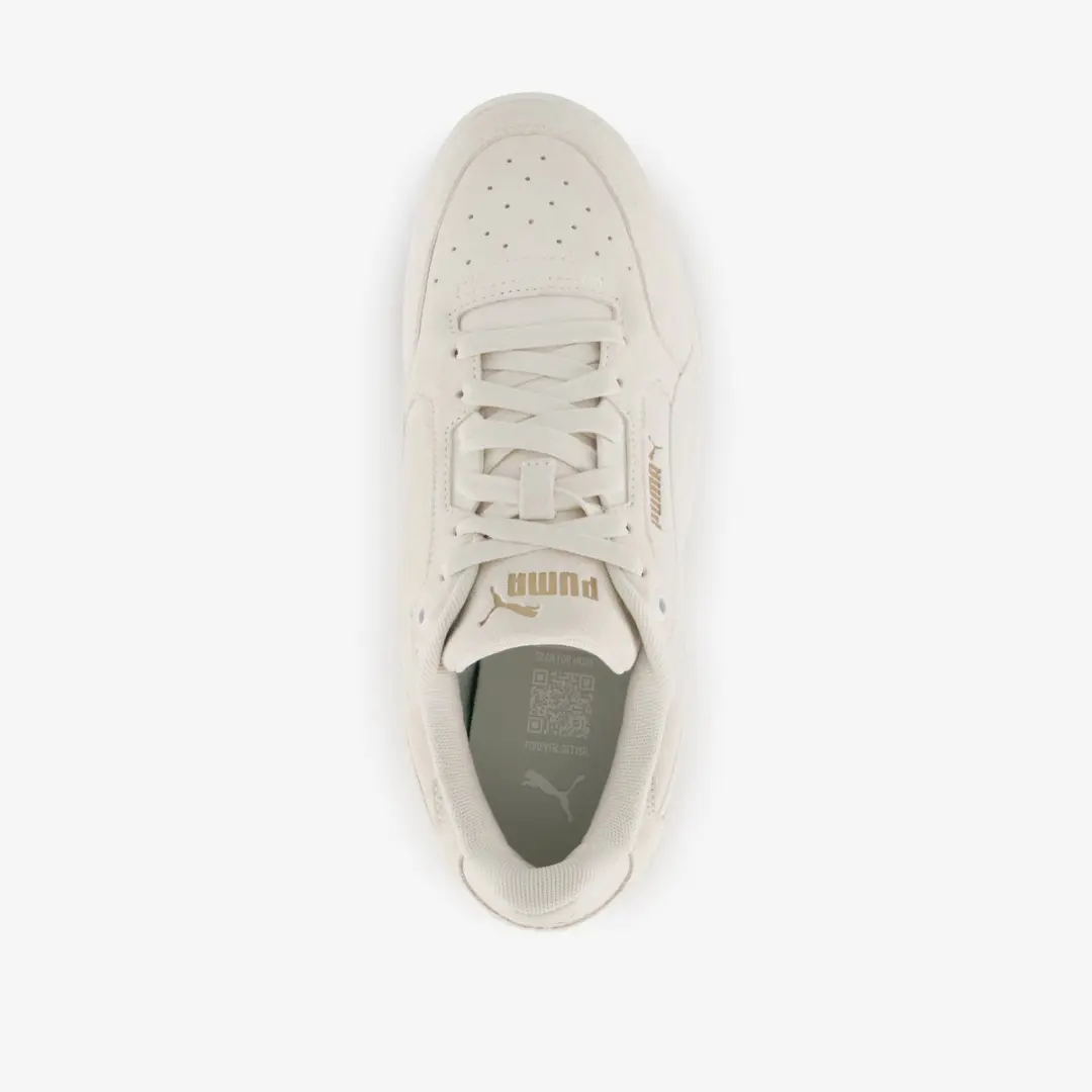 PUMA Shuffle Downtown SD Unisex Sneakers - 45 - Warm White/Vapor Gray/PUMA Gold - afbeelding 6 van 6