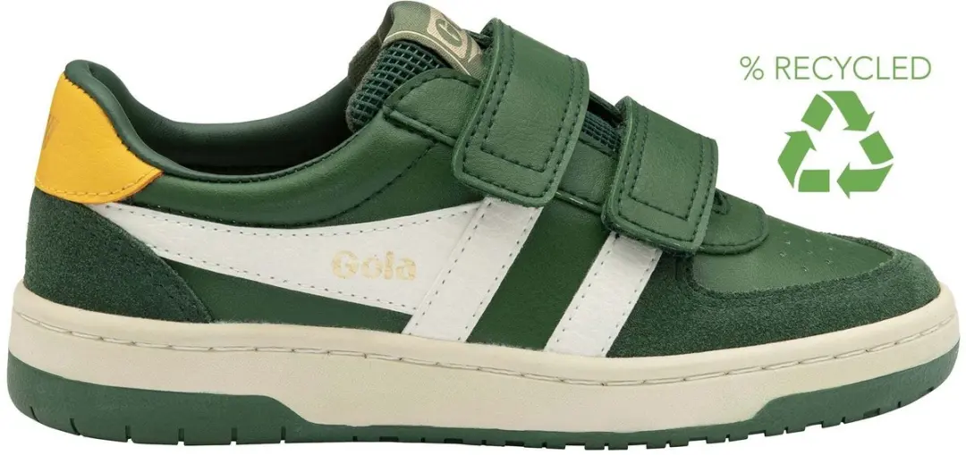 Gola Hawk Strap CKA336 Kindertrainers - 36 - Groen/Gebroken wit - afbeelding 6 van 6