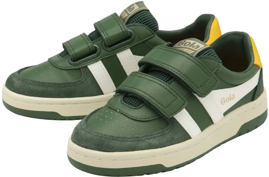 Gola Hawk Strap CKA336 Kindertrainers - 36 - Groen/Gebroken wit - afbeelding 5 van 6