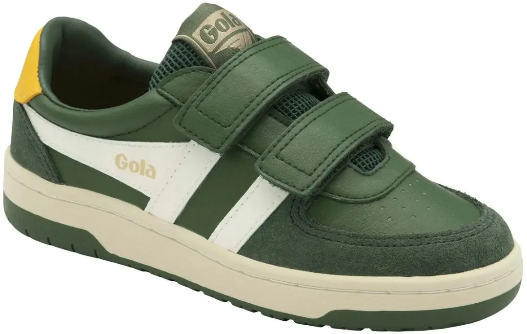 Gola Hawk Strap CKA336 Kindertrainers - 36 - Groen/Gebroken wit - afbeelding 2 van 6