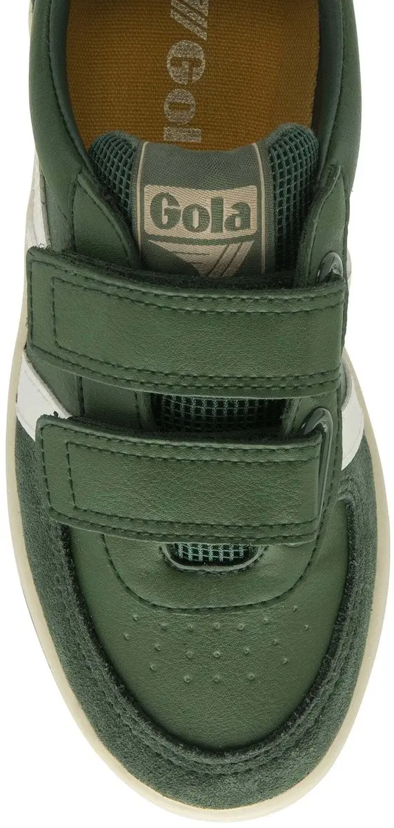 Gola Hawk Strap CKA336 Kindertrainers - 36 - Groen/Gebroken wit - afbeelding 3 van 6