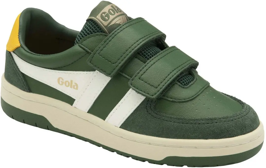 Gola Hawk Strap CKA336 Kindertrainers - 36 - Groen/Gebroken wit - afbeelding 4 van 6