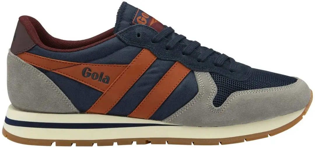 Gola Daytona CMA592 Trainers - 41 - Dark Khaki/Rhino/Rust - afbeelding 6 van 6
