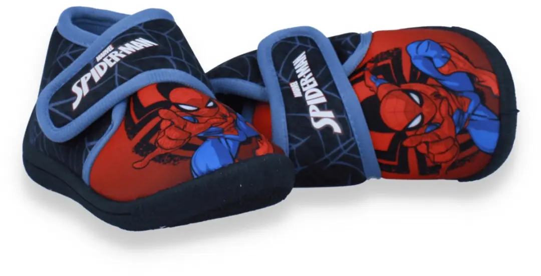 Spiderman Jongens Pantoffel Zwart/grijs