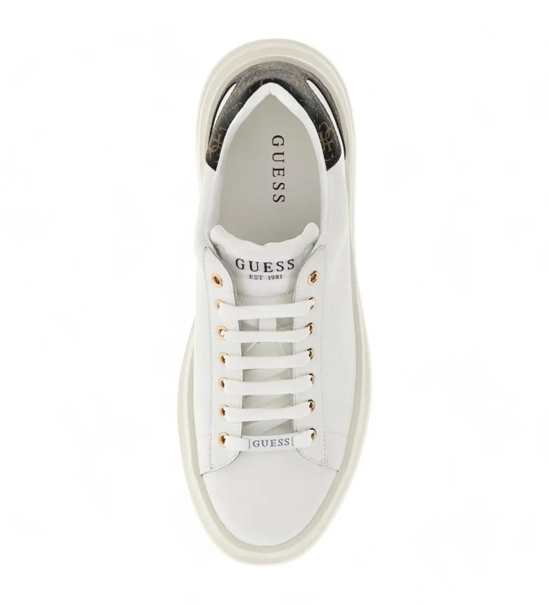 GUESS Sportieve Vetersneakers 41 - Wit - afbeelding 4 van 6
