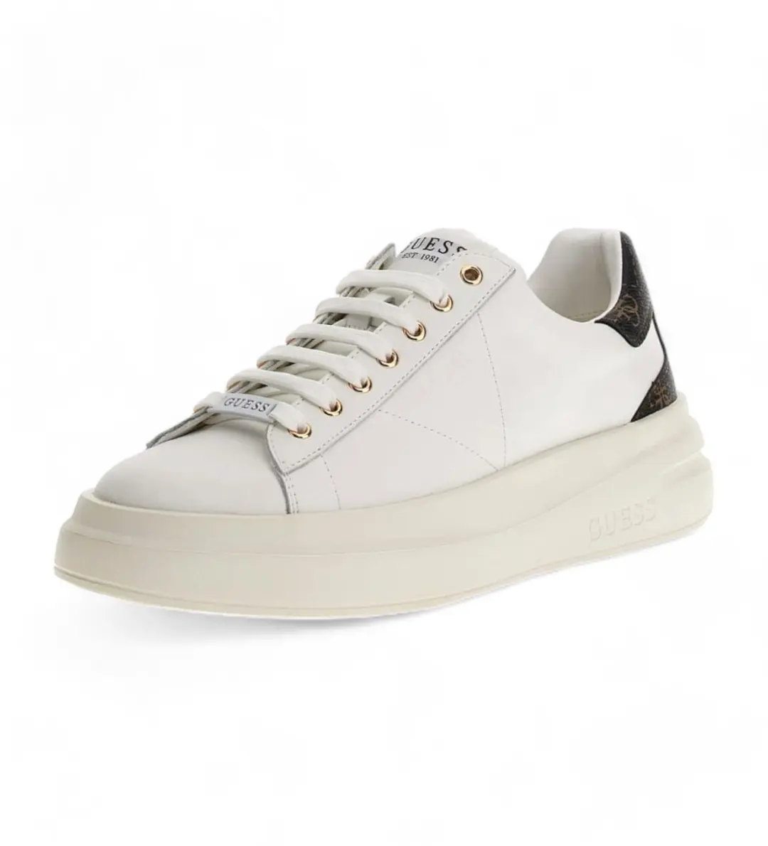GUESS Sportieve Vetersneakers 41 - Wit - afbeelding 5 van 6
