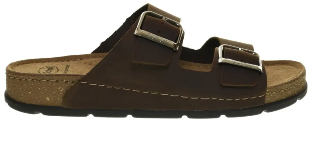 Scholl Bora 2 Bruin Olied Herenslipper maat 44