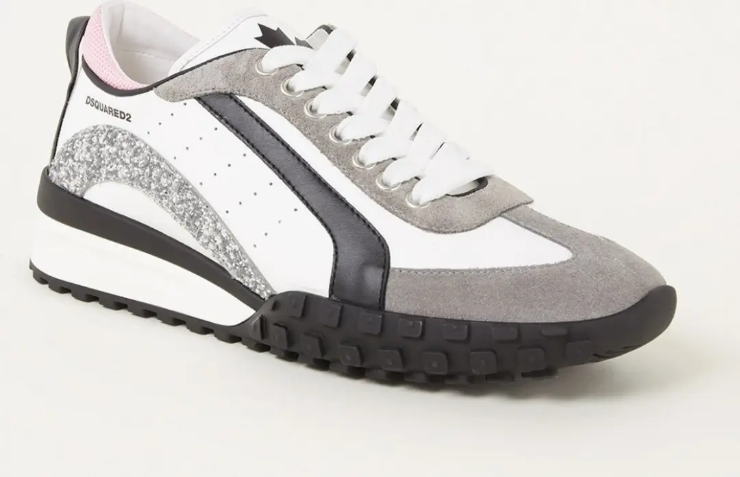Dsquared2 Legend sneaker met kalfsleren details
