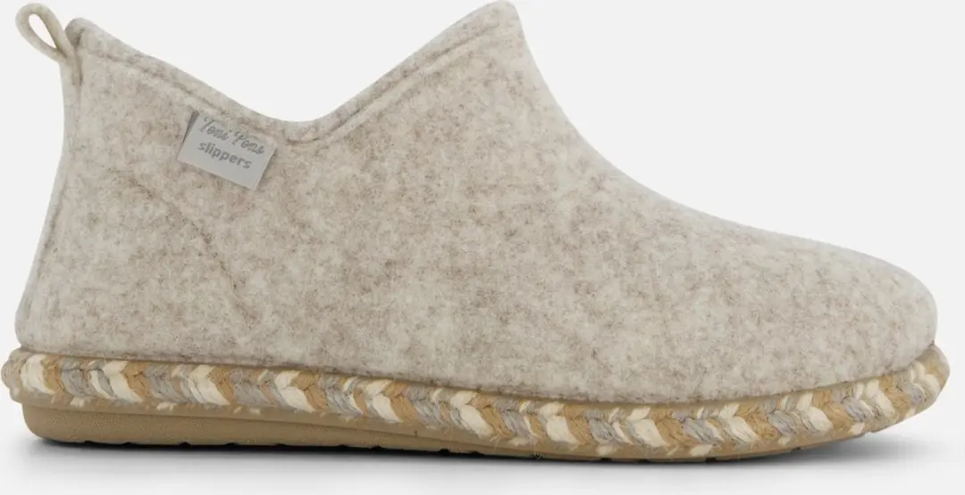 Toni Pons Duna Pantoffels beige Textiel
