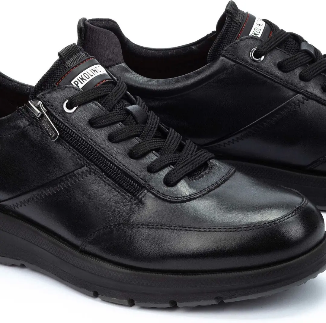 Pikolinos Cordoba Heren Sneaker - Zwart - Maat 40 - afbeelding 2 van 6