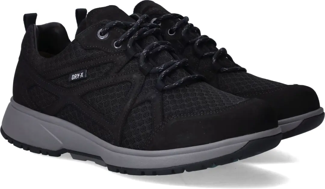 Xsensible Abo Stretchwalker Sneakers 45 - Zwart - afbeelding 3 van 6