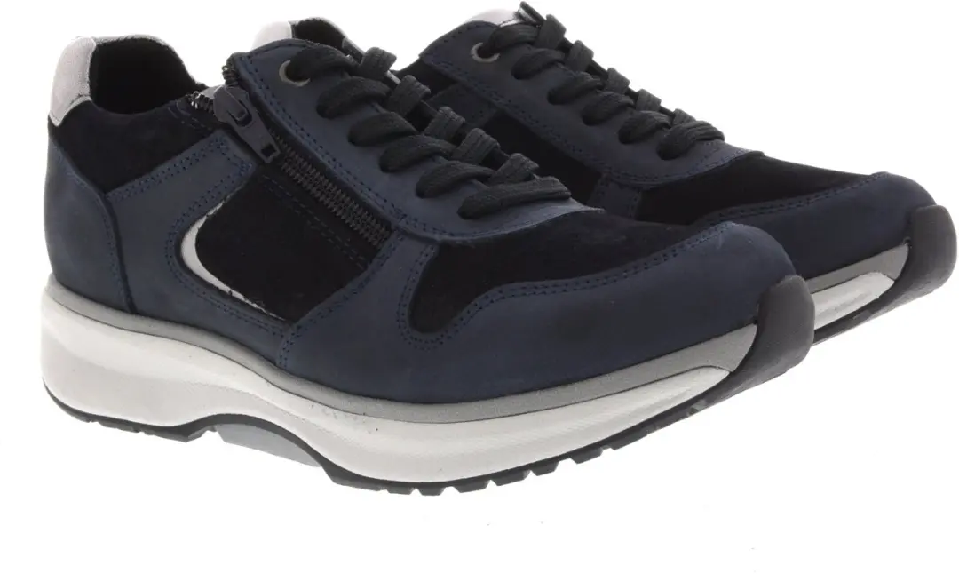 Xsensible New Jersey Dames Veterschoenen - Donkerblauw - afbeelding 5 van 6