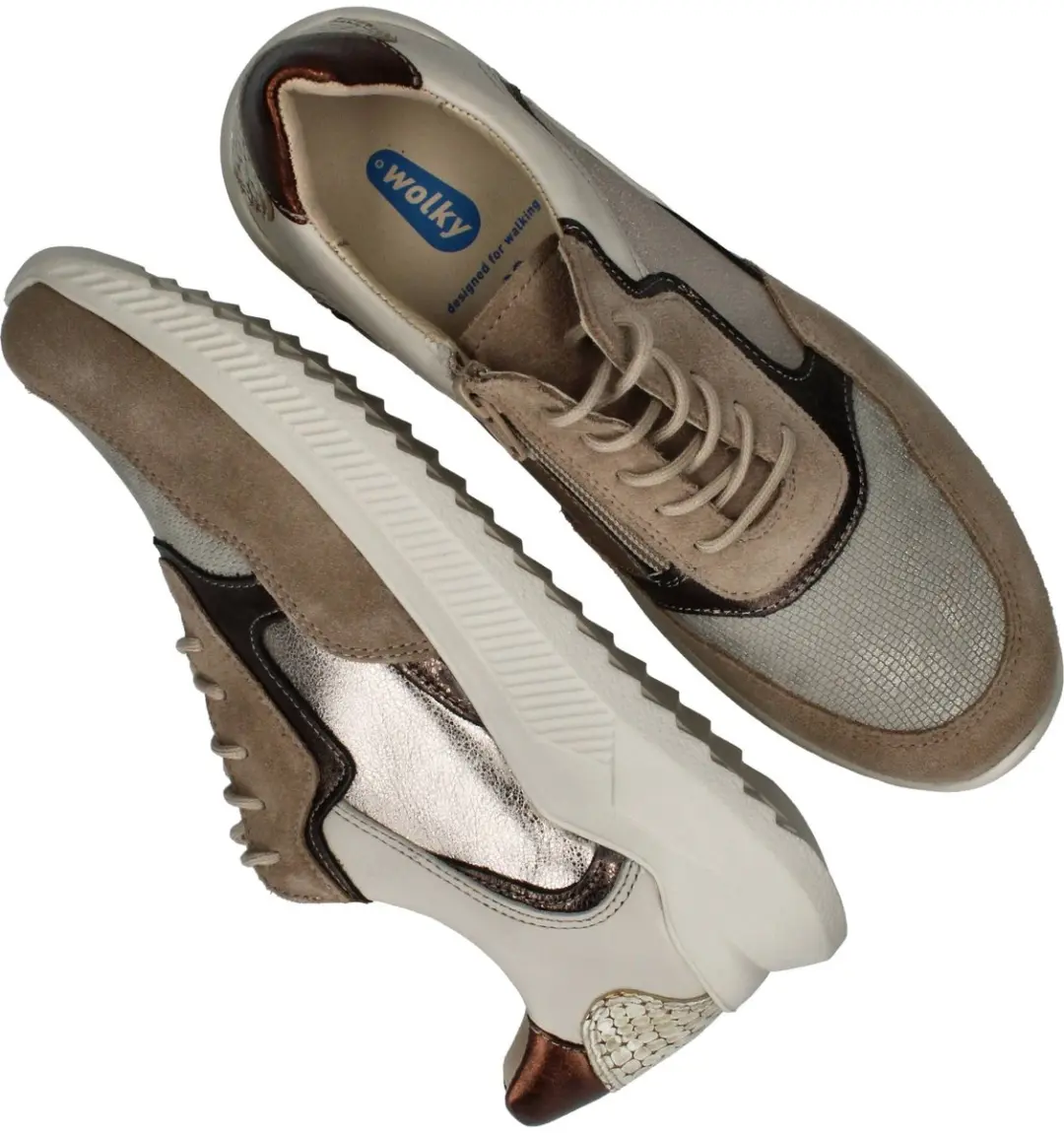 Wolky E-way S2f Safari Stretch Dames Sneakers - Maat 39 - Multi - afbeelding 6 van 6