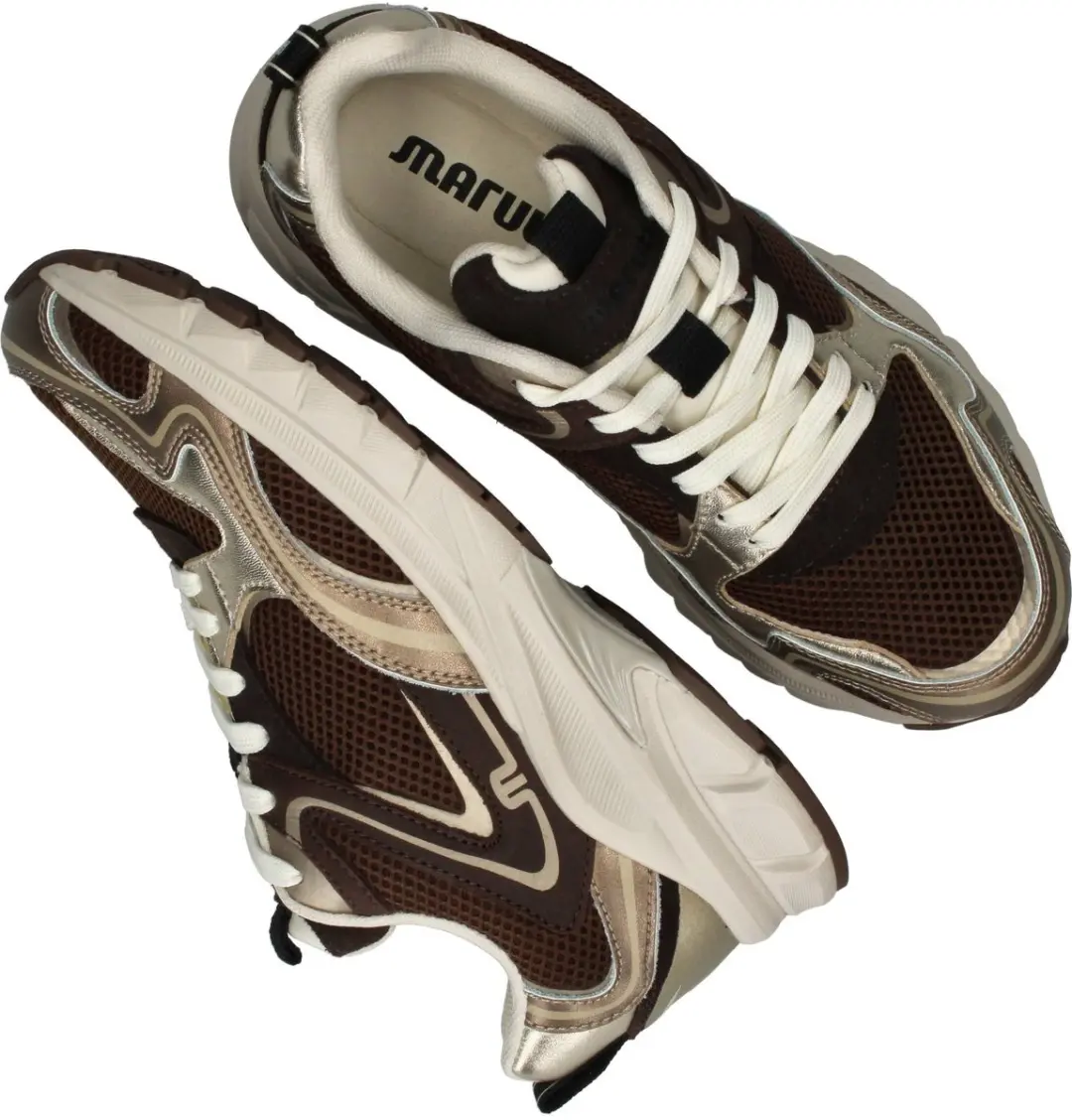 Maruti Novi Lage Sneakers Donkerbruin - Maat 41 - afbeelding 6 van 6