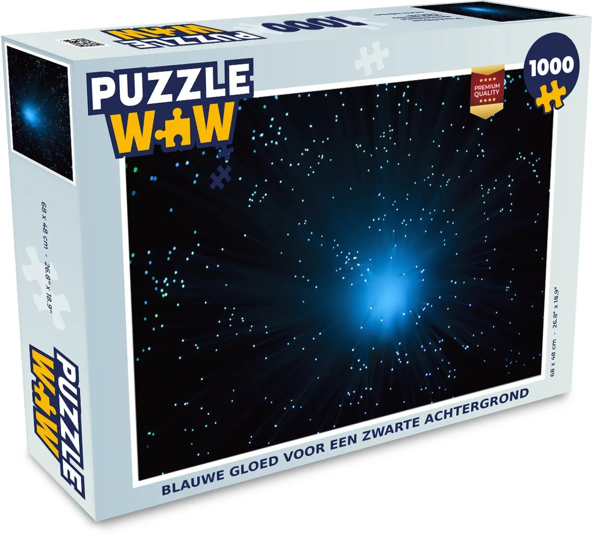PuzzleWow Legpuzzel 1000 Stuks - Multicolor